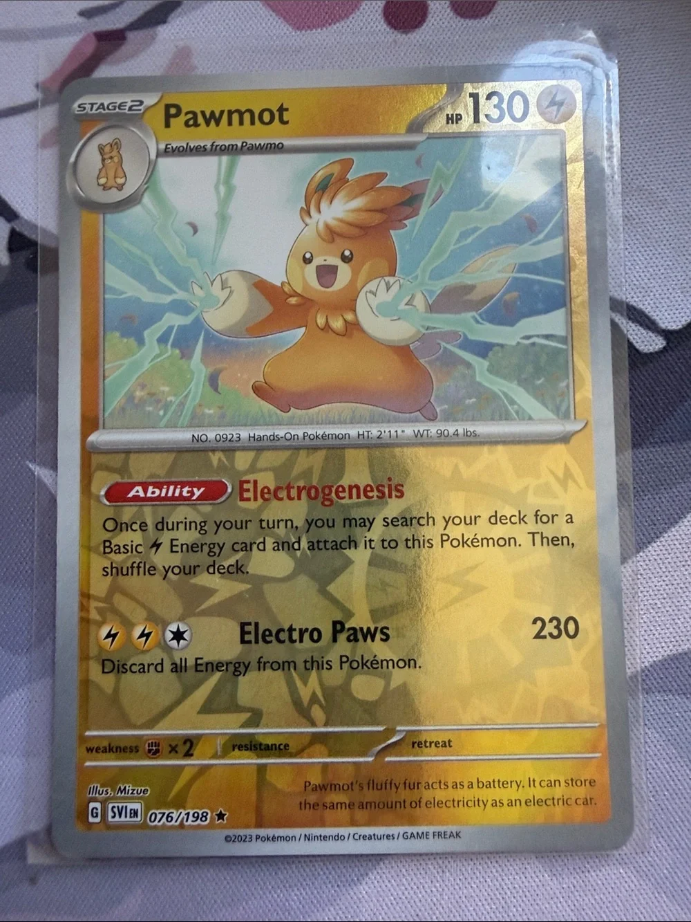 Pawmi Pawmo & Pawmot Evolution Lot | Paldean Fates Shiny Pokémon